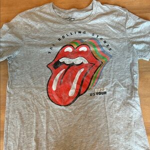 The Rolling Stones Heather Gray Tee